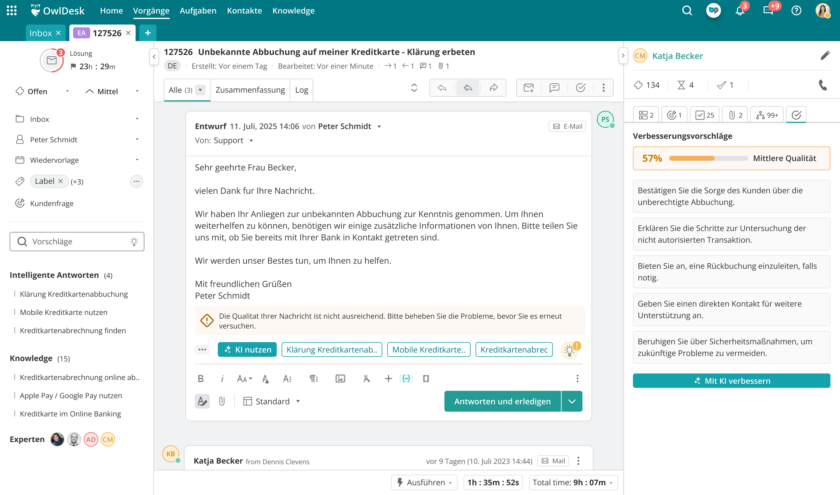 Scorecard - das Herzstück des Qualitätsmanagements